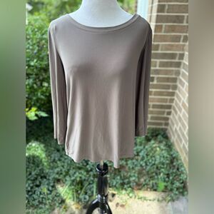 Chico's Taupe Women's Blouse